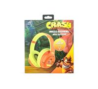 OTL Technologies CB1218 Crash Bandicoot LED Light Up Wireless Bluetooth Headphones - Orange