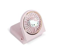 OTL Technologies Hello Kitty USB Rechargeable Hand Held Folding Mini Fan Pink