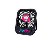 OTL Technologies K-POP Demon Hunters Saja Boys Portable Desk Fan, USB Rechargeable, Black
