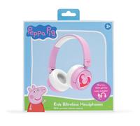 OTL Technologies Kids Peppa Pig Pink Heart Design Bluetooth Wireless Headphones
