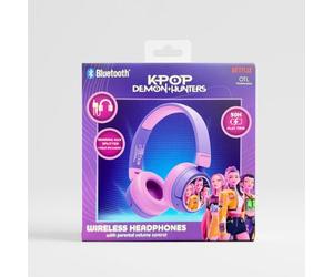 OTL Technologies KPOP Demon Hunters HUNTRIX Finale Foldable Wireless Earphones with Parental Volume Control