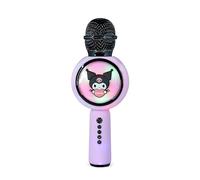 OTL Technologies Kuromi Popsing LED Light Up Wireless Karaoke Microphone with Voice Changer Mode