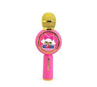 OTL Technologies LOL262 LOL Surprise! Popsing LED Light Up Wireless Karaoke Microphone with Voice Changer Mode - Pink