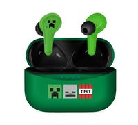 OTL Technologies MC1227 Minecraft Icons TWS Wireless Earphones with Charging Case - Green