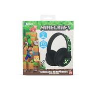 OTL Technologies MC1241 Minecraft Wireless Headphones with LED Light Up Feature - Black