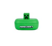 OTL Technologies Minecraft Creeper 3D Collectable TWS Wireless Earphones with Charging Case for Kids 6+ Green