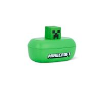 OTL Technologies Minecraft Creeper 3D Collectable TWS Wireless Earphones with Charging Case for Kids 6+ Green