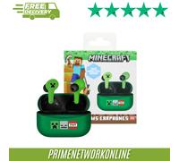 OTL Technologies Minecraft TWS Bluetooth Wireless Earpods & Charge Case 100% NEW