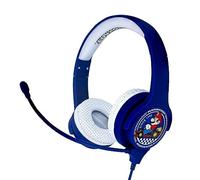 Mario Kart Logo Interactive Study Premier Children's Headphone with Boom Microphone