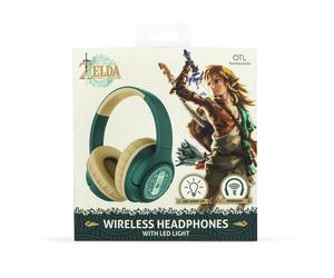 OTL Technologies Nintendo TOTK Zelda LED Light Up Foldable Wireless Headphones