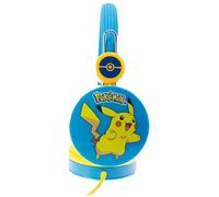 OTL Technologies Pikachu Blue Kids Headphones with Limited Volume for Kids Ages