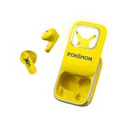 Pokemon Pikachu TWS Wireless Earphones with LED Light Up Slider Charging Case
