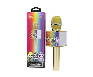 OTL Technologies RH0929 Rainbow High Bluetooth Wireless Karaoke Microphone with Built-in Speaker