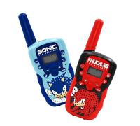 OTL Technologies SH1212 Sonic the Hedgehog Wireless Rechargeable Walkie Talkie Set