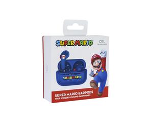 OTL Technologies SM0858 Super Mario TWS Wireless Earphones with Charging Case Bl