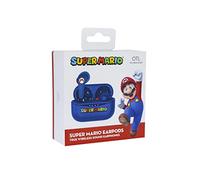 OTL Technologies Super Mario TWS Bluetooth Wireless Earpods & Charge Case Blue