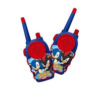 OTL Technologies Sonic the Hedgehog Walkie Talkie Set, 150m Range, Push-to-Talk, Static Free, Blue