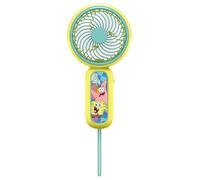 OTL Technologies SpongeBob Squarepants Mini Handheld Fan, Rechargeable Battery, Anti-slip Wrist Strap, Yellow