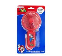 OTL Technologies Super Mario Rechargeable Mini Handheld Fan, Red