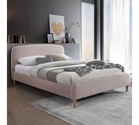Otley Bed - 4ft 6in Double - Blush Pink Fabric
