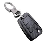 OTMIK ABS Carbon Fiber Plastic Shell Car Key Cover fit for Volkswagen VW Golf 7 gti mk7 r Touran Skoda Octavia 3 Superb Karoq Kodiaq Seat Leon mk3 Key Shell Accessories