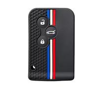OTMIK Silicone Car Key Case Tricolor Compatible with Renault Clio Logan Megane 2 3 Scenic Koleos 2 Region Accessories Key Case