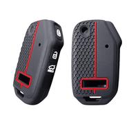OTMIK Silicone Car Key Cover fit for Kia Sportage R Stinger GT MK5 Ceed CD Proceed Sorento Cerato Forte Soul Stinger Niro Telluride Seltos K5 Key Shell Accessories (3 buttons)