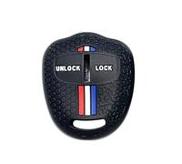 OTMIK Tricolor Silicone Car Key Cover Case fit for Mitsubishi Evolution Lancer EX Grandis Outlander Triton Pajero ASX Key Shell Accessories (2 Buttons)