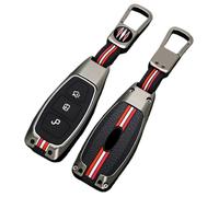 OTMIK Zinc Alloy Car Key Cover Case Compatible with Ford Focus Fiesta Galaxy Mk2 Mk3 Mk4 Kuga Edge Ranger Mondeo C-Max S-Max Car Key Protector (Matte Color A)