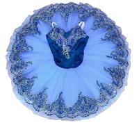 OTMYIGO A,110, Girls Ballet Tutu Swan Lake Pancake Tutu Ballerina Party Dance Costume Professional Performance Competition Wear