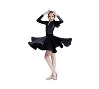 OTMYIGO Girl latin dresses,dancing ballroom dance dress tango skirt standard salsa Dance Competition Party Dresses,B5,140