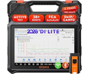 OTOFIX D1 Lite OBD2 Scanner, [2 Years Free Update] 2026 with Bi-Directional Control Scan Tool, All System Diagnostics, 38+ Functions, Oil Reset, EPB, SAS, BMS, ABS Bleeding, Auto VIN, FCA SGW
