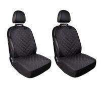 OTOKEA For CHEVROLET ORLANDO - Front Car Seat Covers, Set of 2, Black, Quilted Diamond Design, Fit for Driver and Passenger with Extra Flap