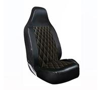 OTOKEA Semi Tailored For Honda Jazz - Driver Passenger Seat Cover Single, Diamond Quilted Heavy Duty Waterproof, Cushioned Easy Clean - Black