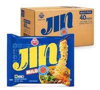 OTOKI Jin Ramen Mild Korean Style Instant Noodles (120g x 5) x 8 Packs | Chewy Ramyun with Savoury Broth | Korean Instant Ramen Multipack | Mild Noodle Meal