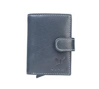 OTOKRAFT Men's Bifold Wallet with 6 Compartments & Pop-Up Card Holder | Premium Full Grain Leather | RFID Blocking | Gift Pack with Keychain, Black, Vintage