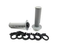 OTOM Lock-on Grips Handle Non Slip Handlebar with the snap-on cam to match more dirt bike models Fit for Honda CRF250R YZ125/250 YZ125X KX125/250 RM125/250 TC125/250/300 (Grey)