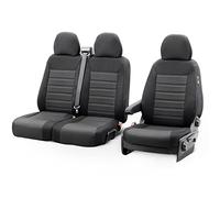 otoM Original Design Textile seat covers 2+1 compatible with Volkswagen T5 2003-2015