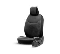 otoM Universal Protective Seat Cover 'Exclusive' Black Suède/Leather - single piece