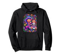 Otomi Maria Muñeca Mexicana Mazahua Traditional Latinx Pullover Hoodie
