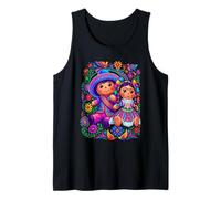 Otomi Maria Muñeca Mexicana Mazahua Traditional Latinx Tank Top
