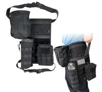 OTOMITAKE Field Quiver 1000D Archery Hip Quiver with Ambidextrous Design and Waterproof Pocket, Ideal for Recurve and Compound Bow (Field Quiver,Mini Belt Pouch, Water Bottle Holder and Release Pouch)