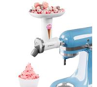 OTOmitra Natural Ice Cream Maker Attachment for Kitchen aid Stand Mixer, Frozen Dessert Maker, Fruit Sorbet Machine, Dairy-Free Frozen Fruit Soft Serve Maker, Natural Ice Cream Desserts Attachment