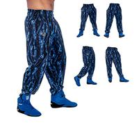 Otomix Men’s Fashion Full Cut Baggy Athletic Elastic Waist Pants, Trousers for Bodybuilding, Weightlifting, Training, Yoga, Sports Gym Workout & Casual Wear Trendy Joggers and Sizes Ocean Blue