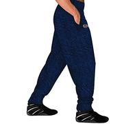 Otomix Men's Baggy Bodybuilding Workout Muscle Pants - Blue - Medium