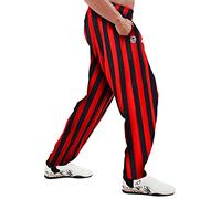 Otomix Men's Baggy Bodybuilding Workout Muscle Pants, Red Stripe, X-Large