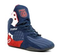 Otomix Stingray Gym Sports & Fitness Footwear for Mens & Women, Quality Multipurpose Training Shoes, Boots for Boxing, Wrestling, Weightlifting, Martial Arts, Deadlift - Red White Blue