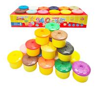 OTONOPI Dough Play Set Variety Shape Cup Colorful Kit Creative Soft Molding Dough Toys Refill Arts and Crafts Gifts for Kids Age 3+ Pack of 24