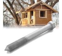 Otoolling 1 Pc Treehouse Lag Bolt Hot Dip Galvanized Hex Head Lag Screws for Treehouse Brackets Hardware Deck Construction Wood Framing Heavy Duty(1.25 x 12 Inch)