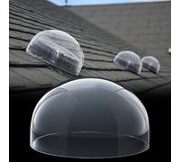 Otoolling 10 x 10 x 7 Inch Skylight Replacement Dome Polycarbonate Skylight Cover for Roofs Rv Solar Tube Sun